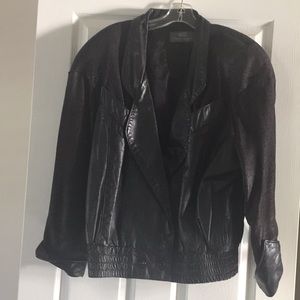 Leather jacket